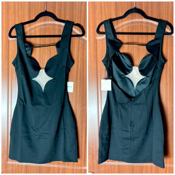 Revolve Superdown Kimmy Mini Bodycon Dress Black - Picture 3 of 3